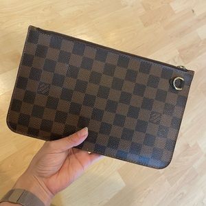 Damier ebene neverfull pouch
